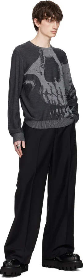 McQueen Black Sofa Lace Up Derbys - Image 5