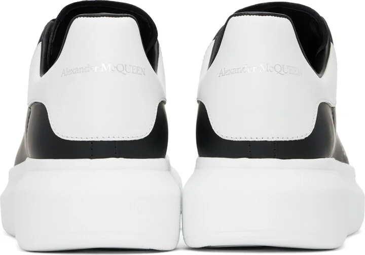 McQueen Black & White Oversized Sneakers - Image 2