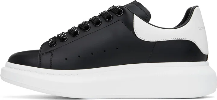 McQueen Black & White Oversized Sneakers - Image 3