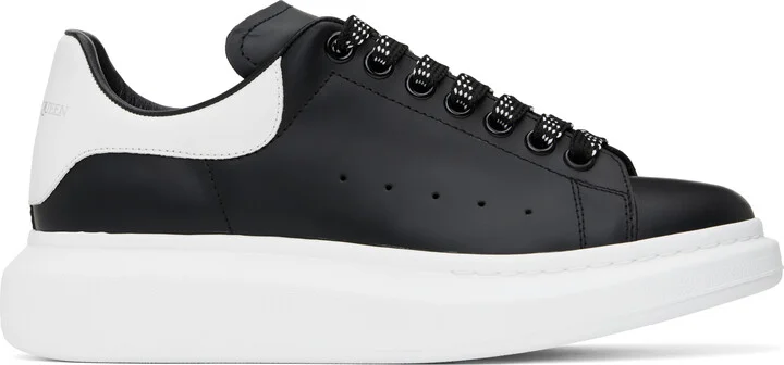McQueen Black & White Oversized Sneakers