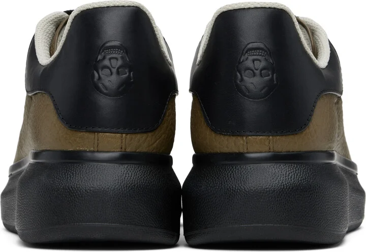 McQueen Khaki & Black Oversized Sneakers - Image 2