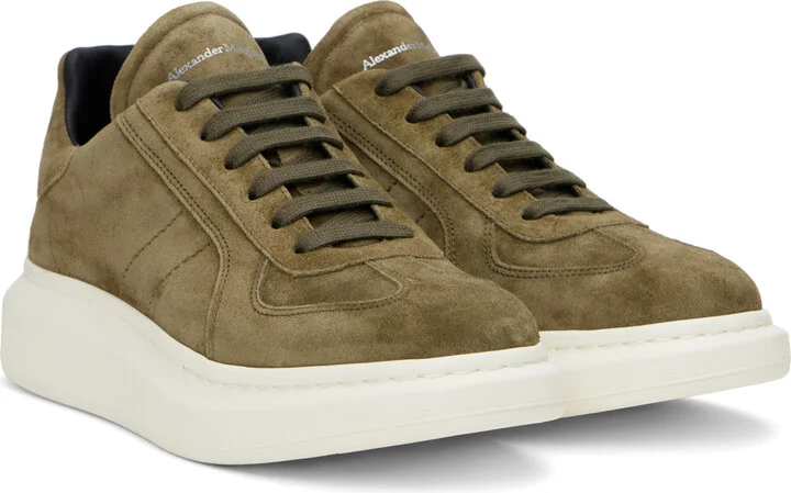 McQueen Khaki Oversized Retro Sneakers - Image 4