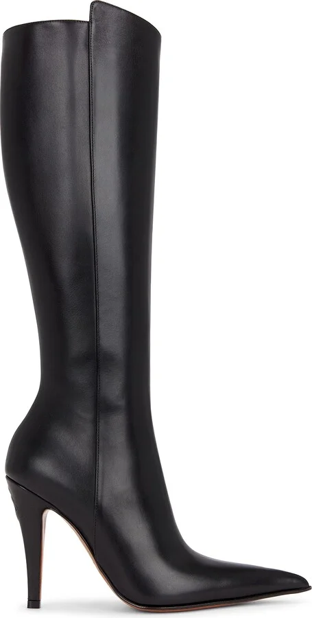 McQueen Knee High Boot in Black