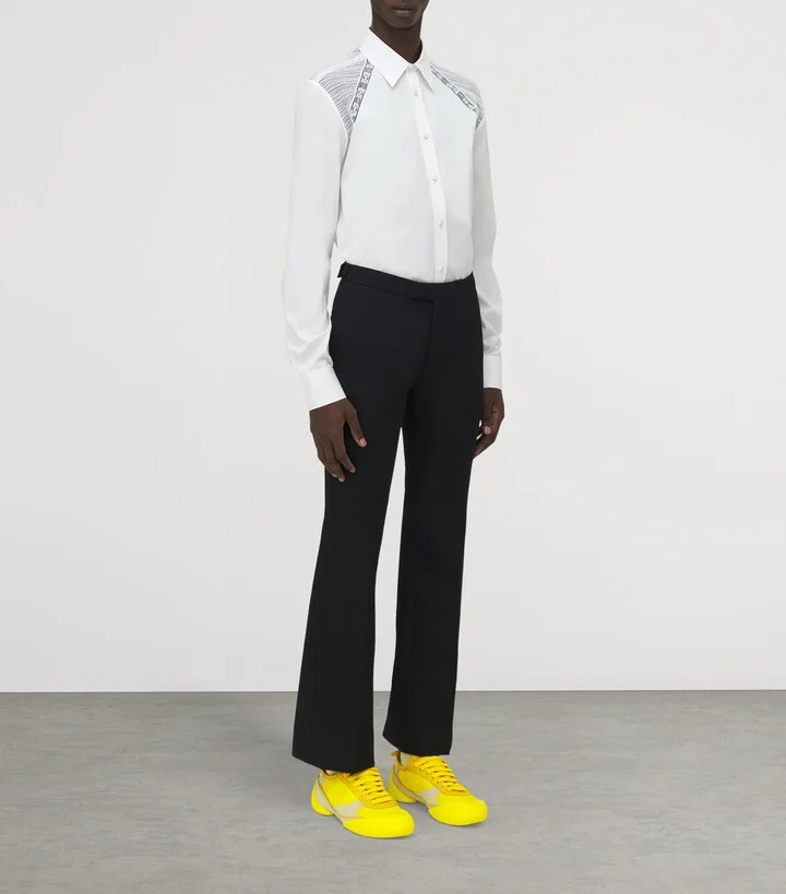 McQueen Leather Flexion Sneakers - Image 4