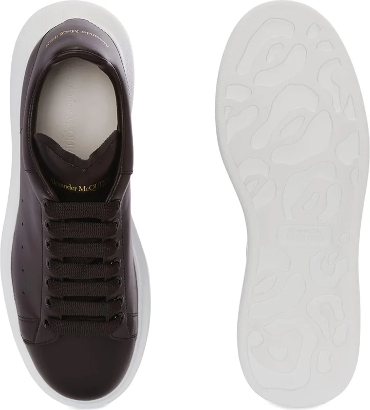 McQueen Leather Oversized Sneakers - Image 3