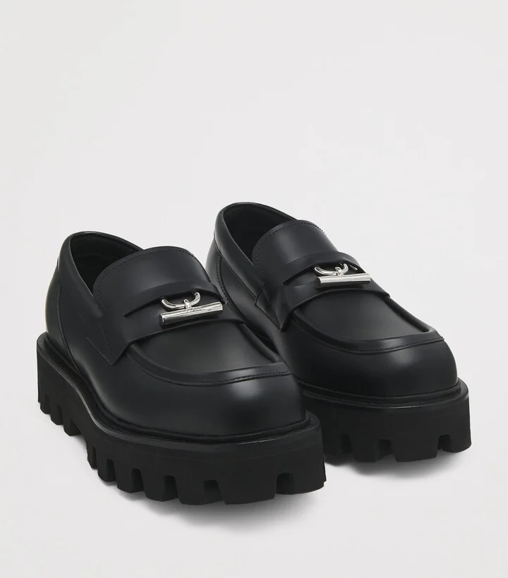 McQueen Leather Parachute Loafers - Image 2