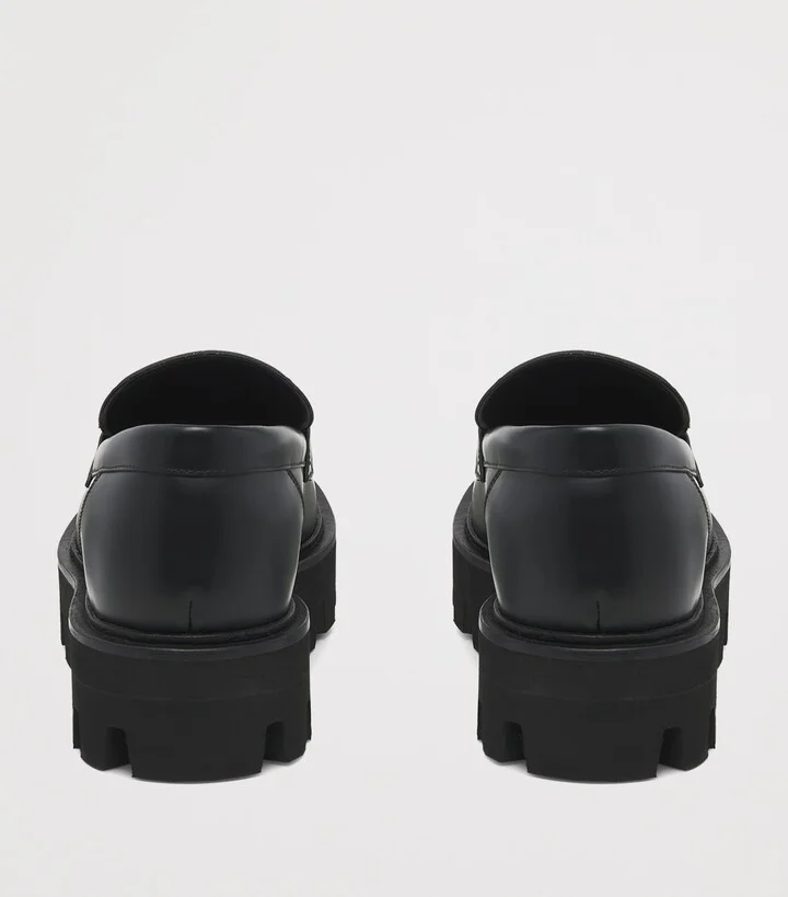 McQueen Leather Parachute Loafers - Image 3