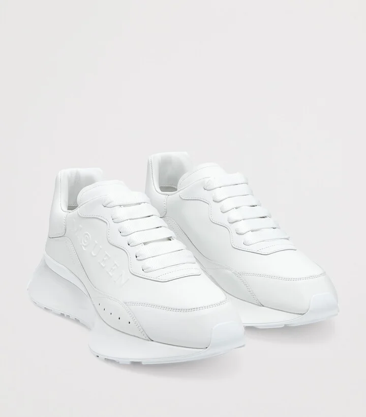McQueen Leather Sprint Sneakers - Image 2