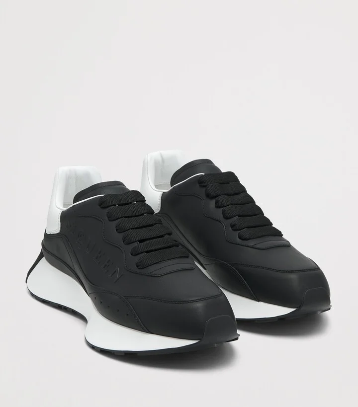 McQueen Leather Sprint Sneakers - Image 2