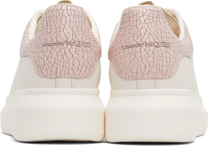 McQueen Off-White & Pink Oversized Sneakers - Image 2