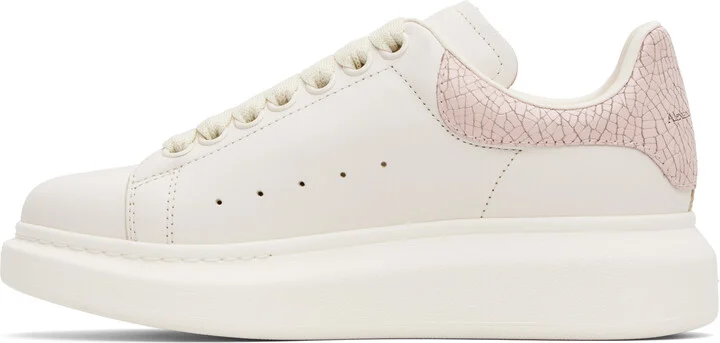 McQueen Off-White & Pink Oversized Sneakers - Image 3