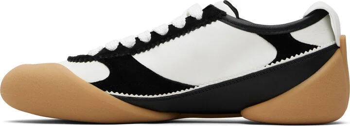 McQueen White & Black Flexion Sneakers - Image 3