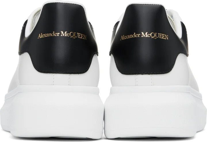 McQueen White & Black Oversized Sneakers - Image 2