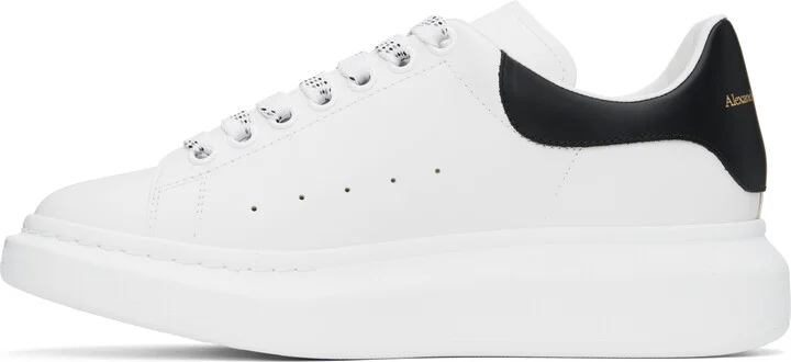 McQueen White & Black Oversized Sneakers - Image 3