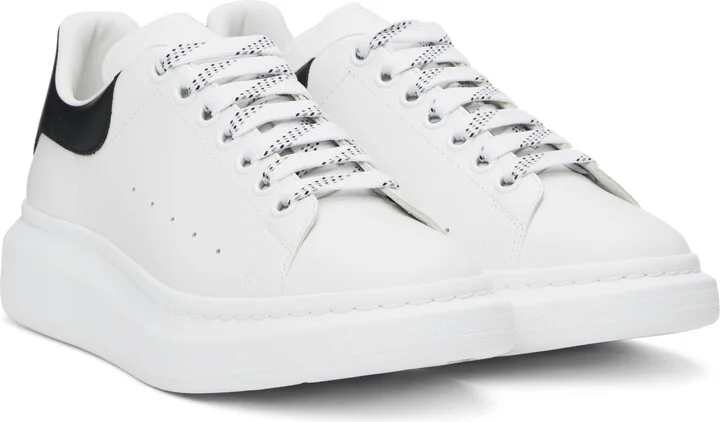 McQueen White & Black Oversized Sneakers - Image 4