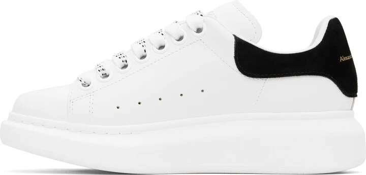 McQueen White & Black Oversized Sneakers - Image 3