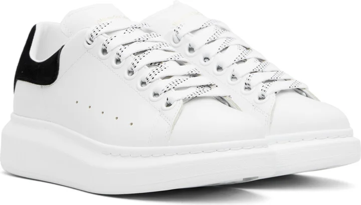 McQueen White & Black Oversized Sneakers - Image 4