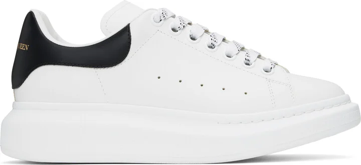 McQueen White & Black Oversized Sneakers