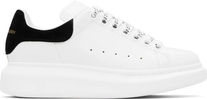 McQueen White & Black Oversized Sneakers