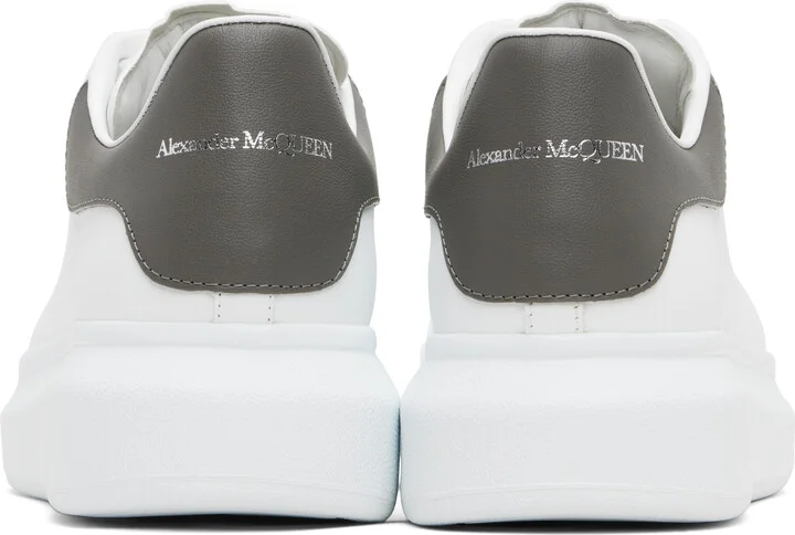 McQueen White & Gray Oversized Sneakers - Image 2