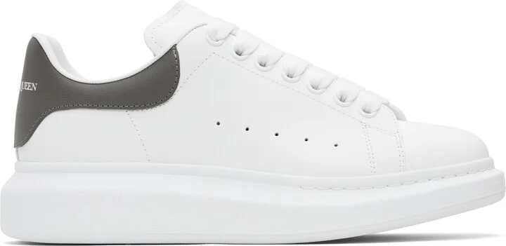 McQueen White & Gray Oversized Sneakers
