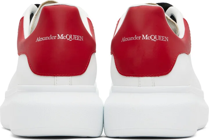 McQueen White & Red Oversized Sneakers - Image 2