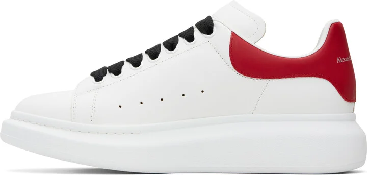 McQueen White & Red Oversized Sneakers - Image 3