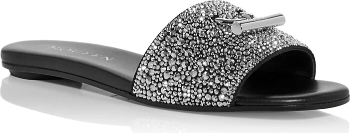 McQueen Women's Embellished Slide Sandals