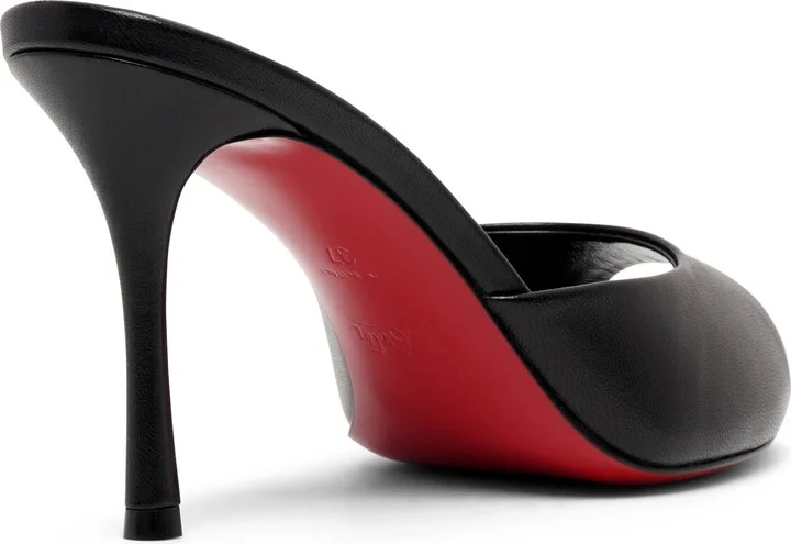 Me Dolly 85 black leather mules - Image 4