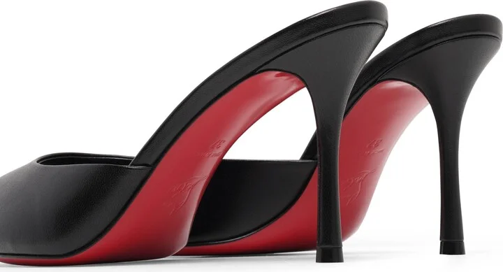 Me Dolly 85 black leather mules - Image 5
