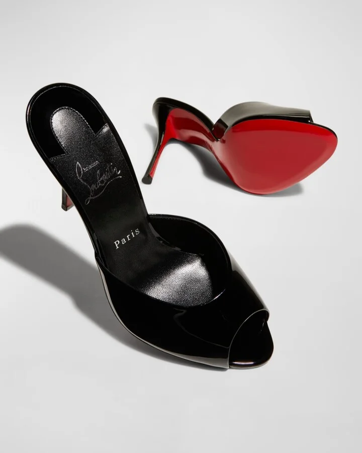 Me Dolly Patent Red Sole Sandals - Image 3