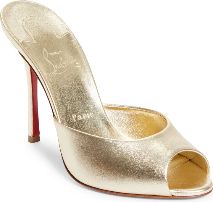 Me Dolly Peep Toe Slide Sandal