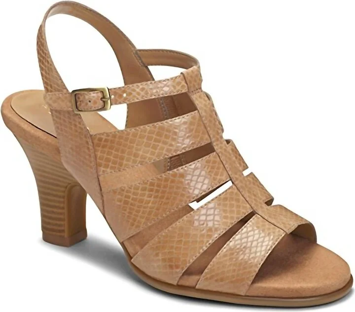 Me N You Dress Sandal In Tan