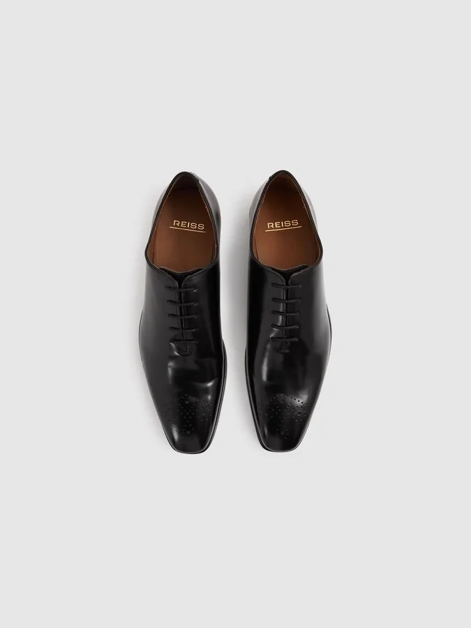 Mead Leather Detail Lace-up Shoes - Image 3