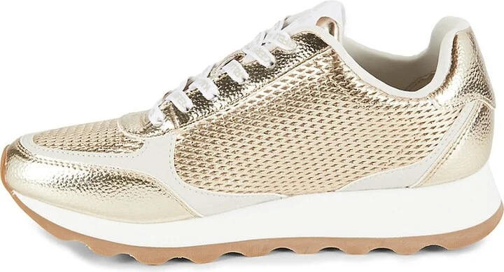 Meade Logo Appliqué Mesh Sneakers - Image 4