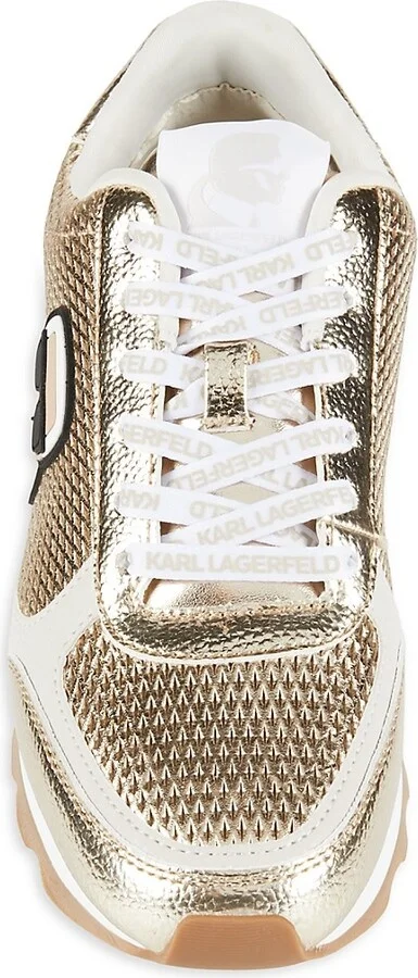 Meade Logo Appliqué Mesh Sneakers - Image 5