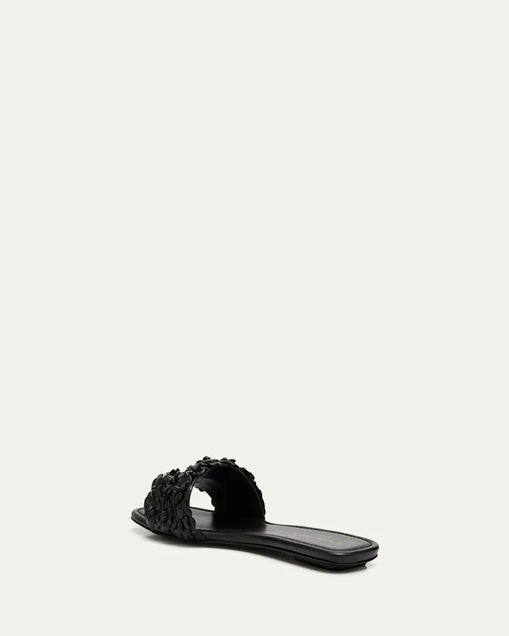 Meadow Flower Leather Slides - Image 4