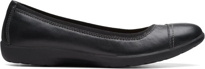 Meadow Opal in Black Leather