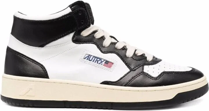 Medalist Bicolor High-Top Sneakers