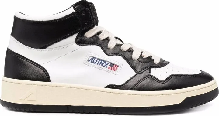 Medalist colour-block high-top sneakers