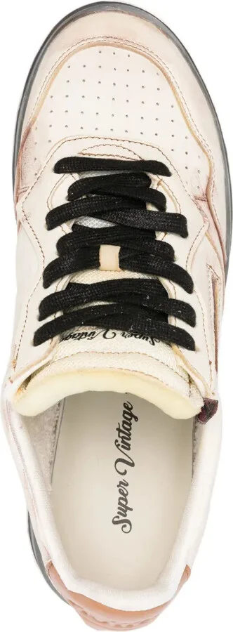 Medalist distressed leather sneakers - Image 3