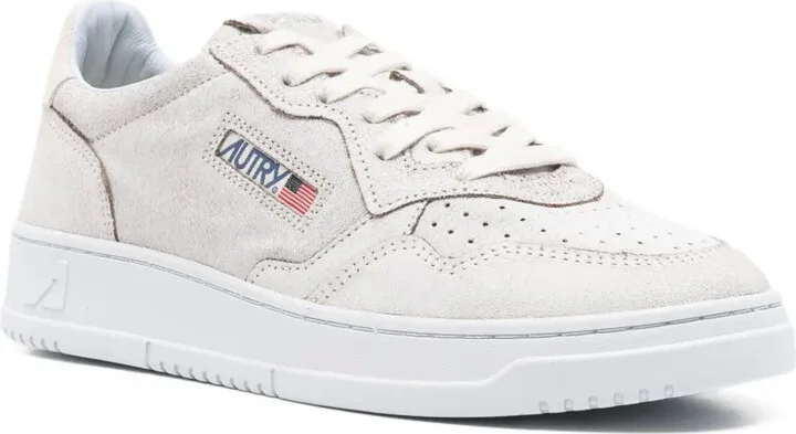 Medalist lace-up leather trainers - Image 2
