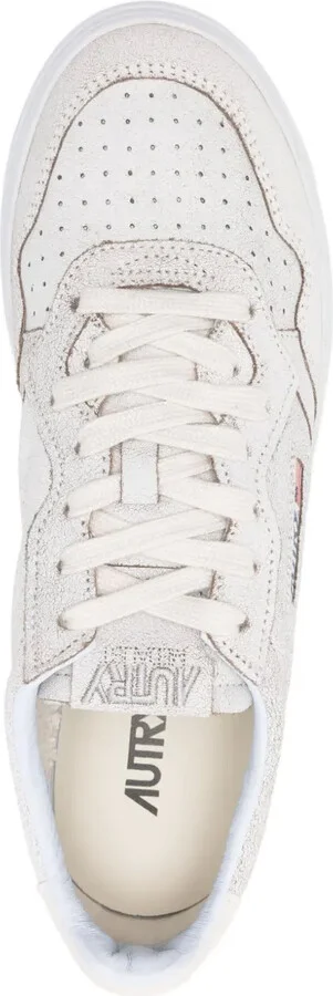 Medalist lace-up leather trainers - Image 4