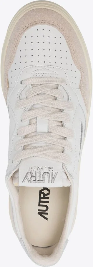 Medalist Leather and Suede Low-Top Sneakers - Image 3