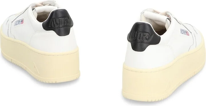 Medalist Leather Platform Sneakers - Image 4