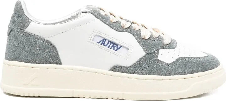 Medalist leather suede sneakers