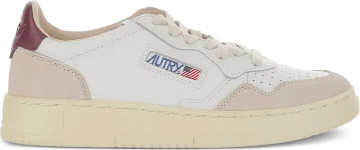 Medalist leather suede sneakers
