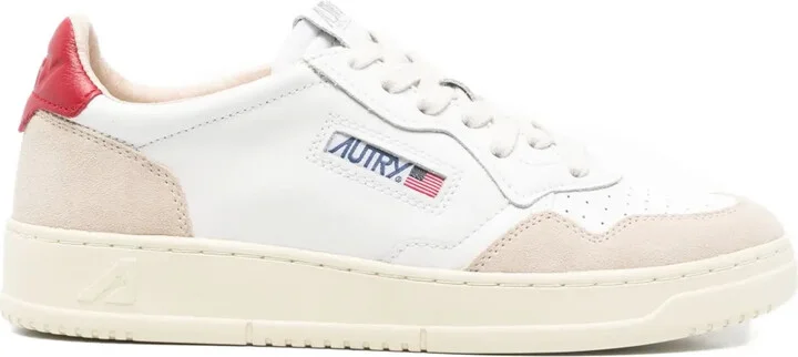 Medalist leather suede sneakers