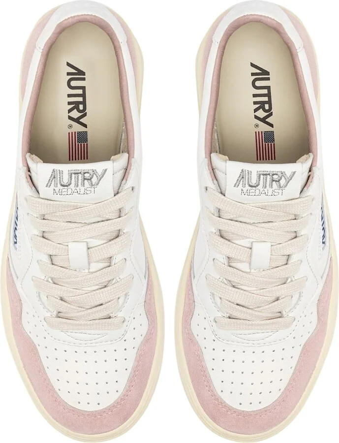 Medalist Low Goat Suede Wht Powder - Image 5