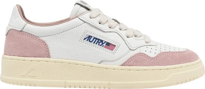 Medalist Low Goat Suede Wht Powder Sneakers